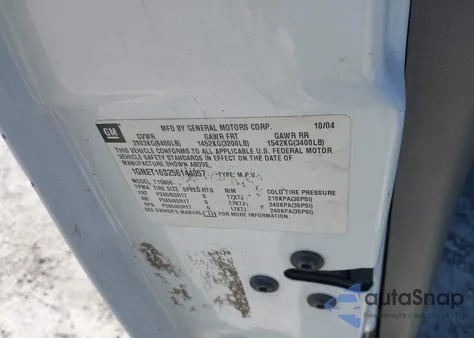 2005 Chevrolet Trailblazer Ext Ls z USA, uszkodzony, nr VIN 1GNET16S256144057